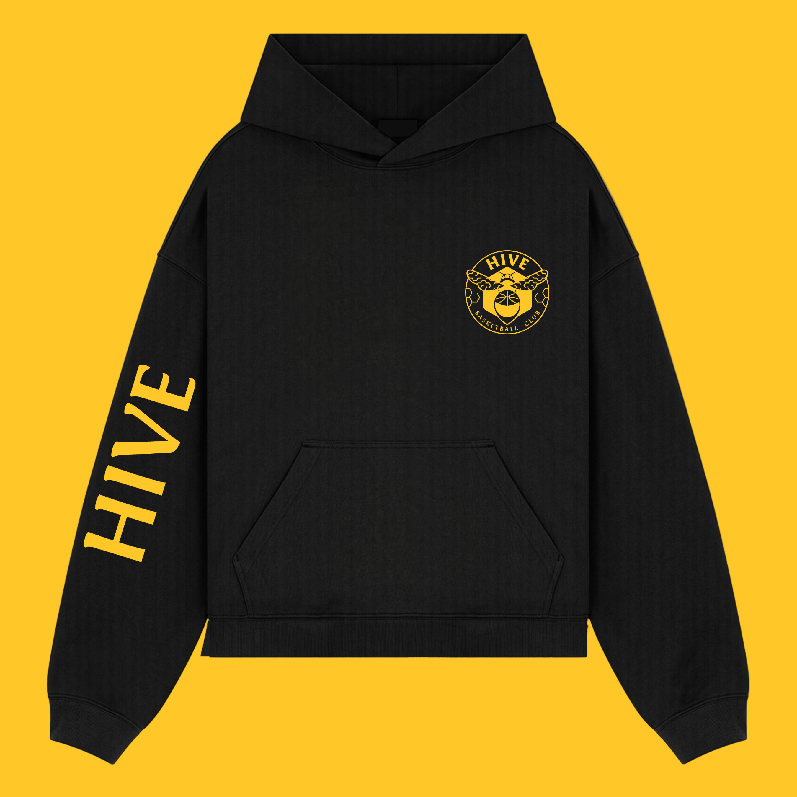 Hive Basketball Club Logo Hoodie - Black – Unrivaled