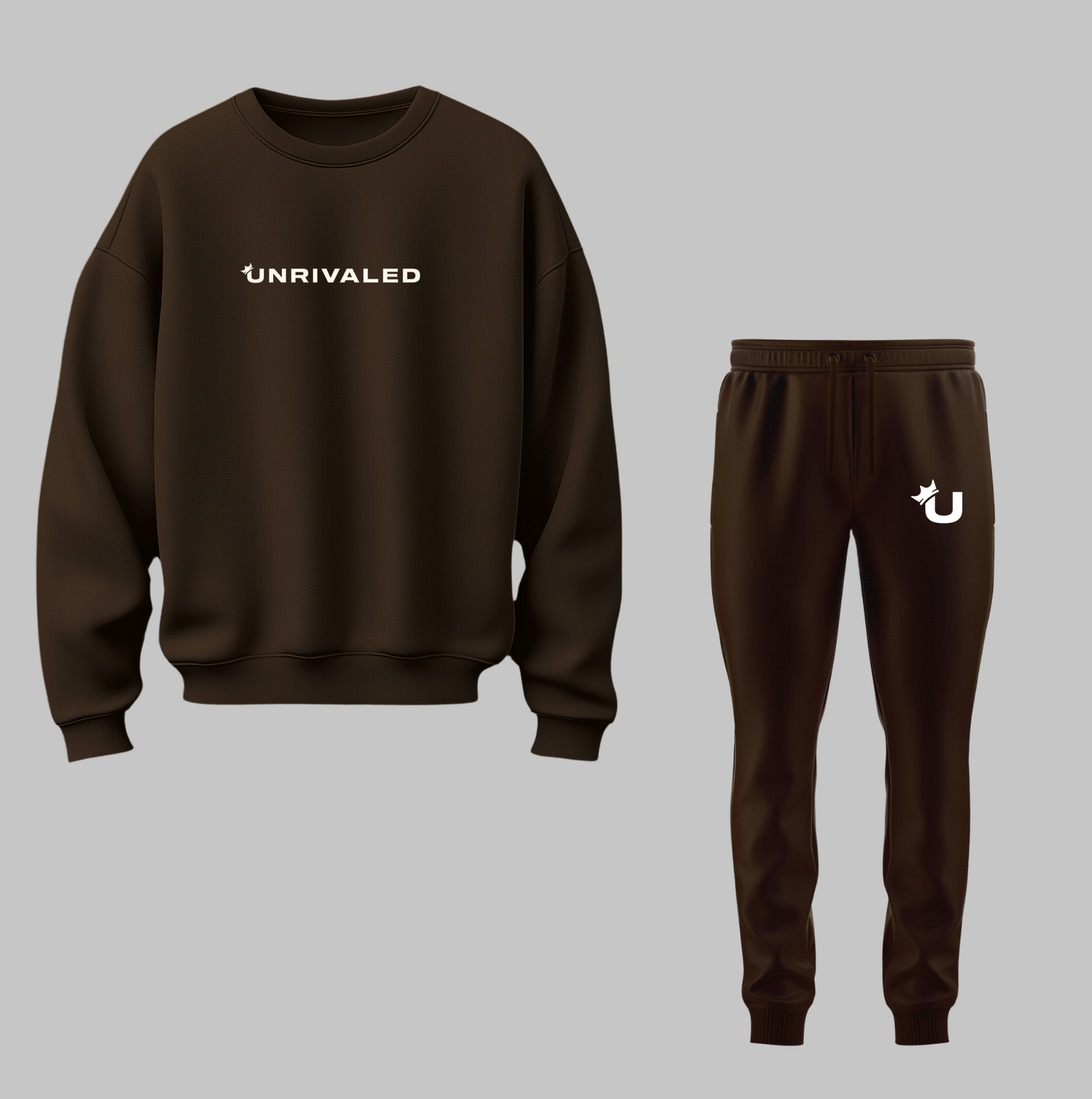 CLASSIC CREWNECK BROWN SET