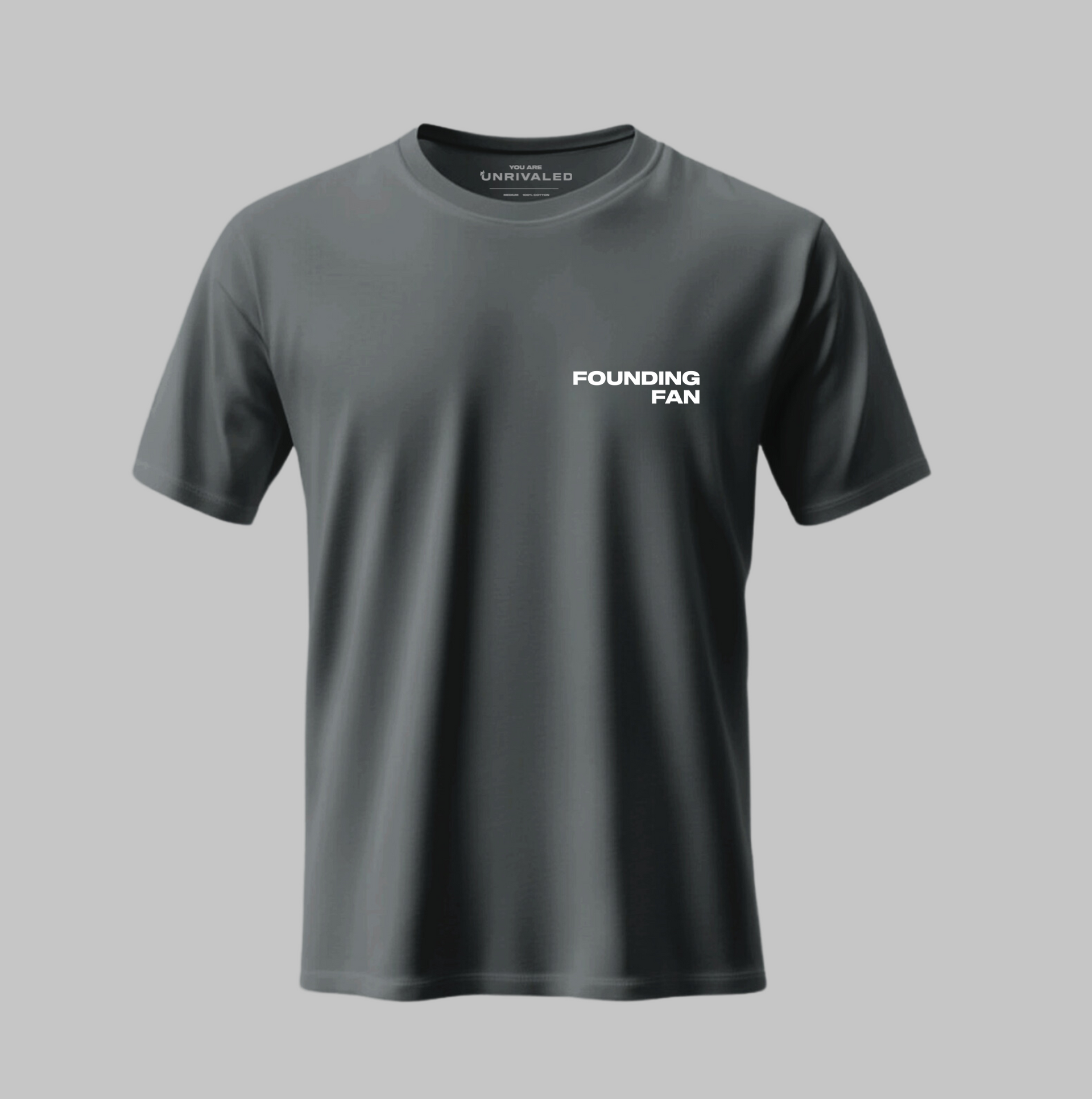 FOUNDING FAN 25 CHARCOAL T-SHIRT