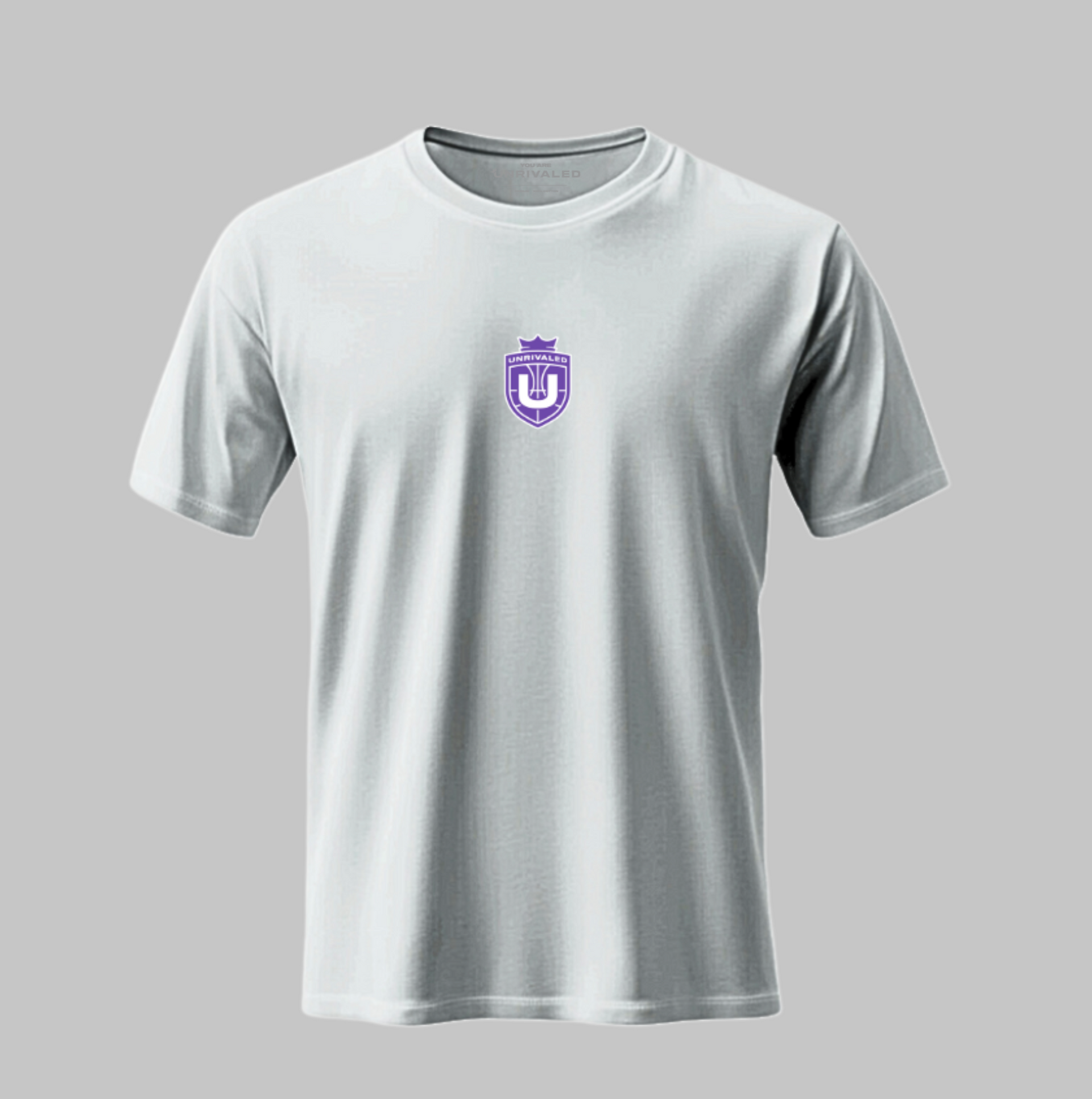 FOUNDING FAN OFFICIAL HEATHER GREY/PURPLE T-SHIRT