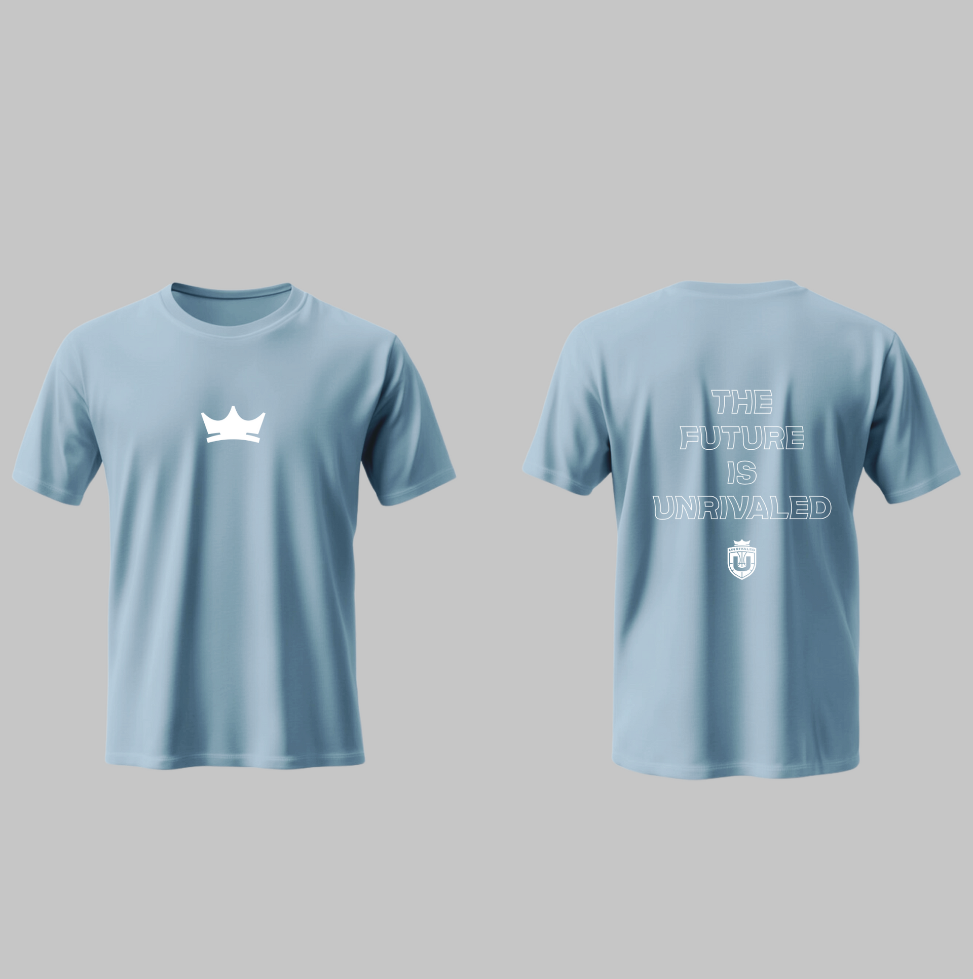 CROWN POWDER BLUE T-SHIRT