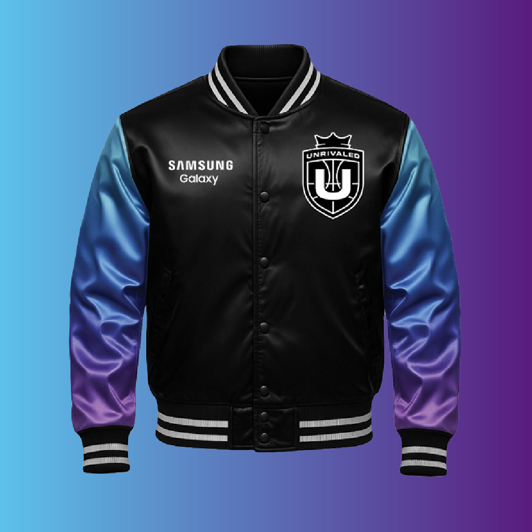 GALAXY COURTSIDE QUILTED SATIN JACKET