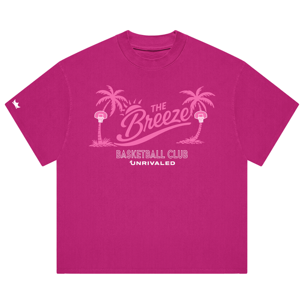 Breeze Basketball Club T-Shirt - Vintage Pink
