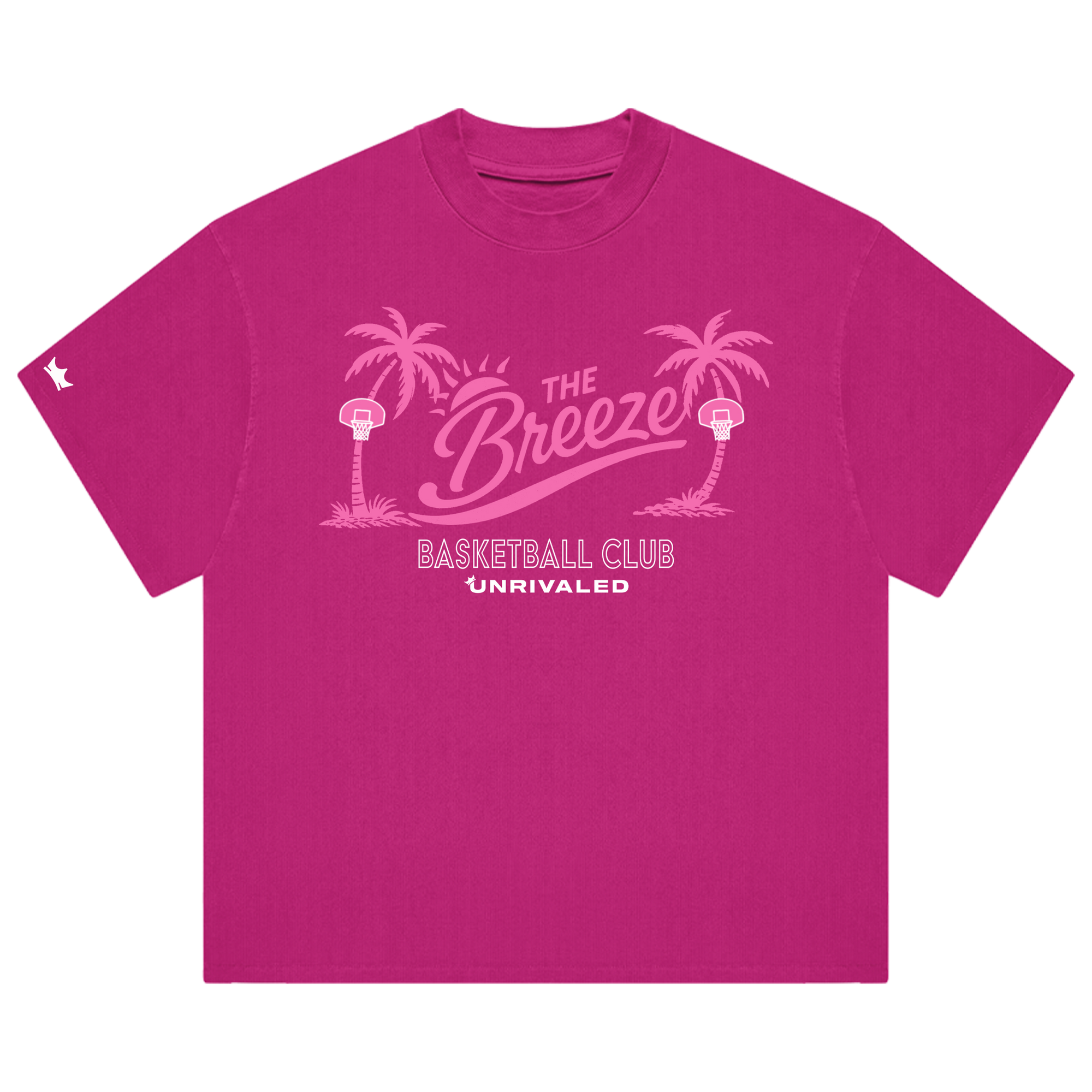 Breeze Basketball Club T-Shirt - Vintage Pink