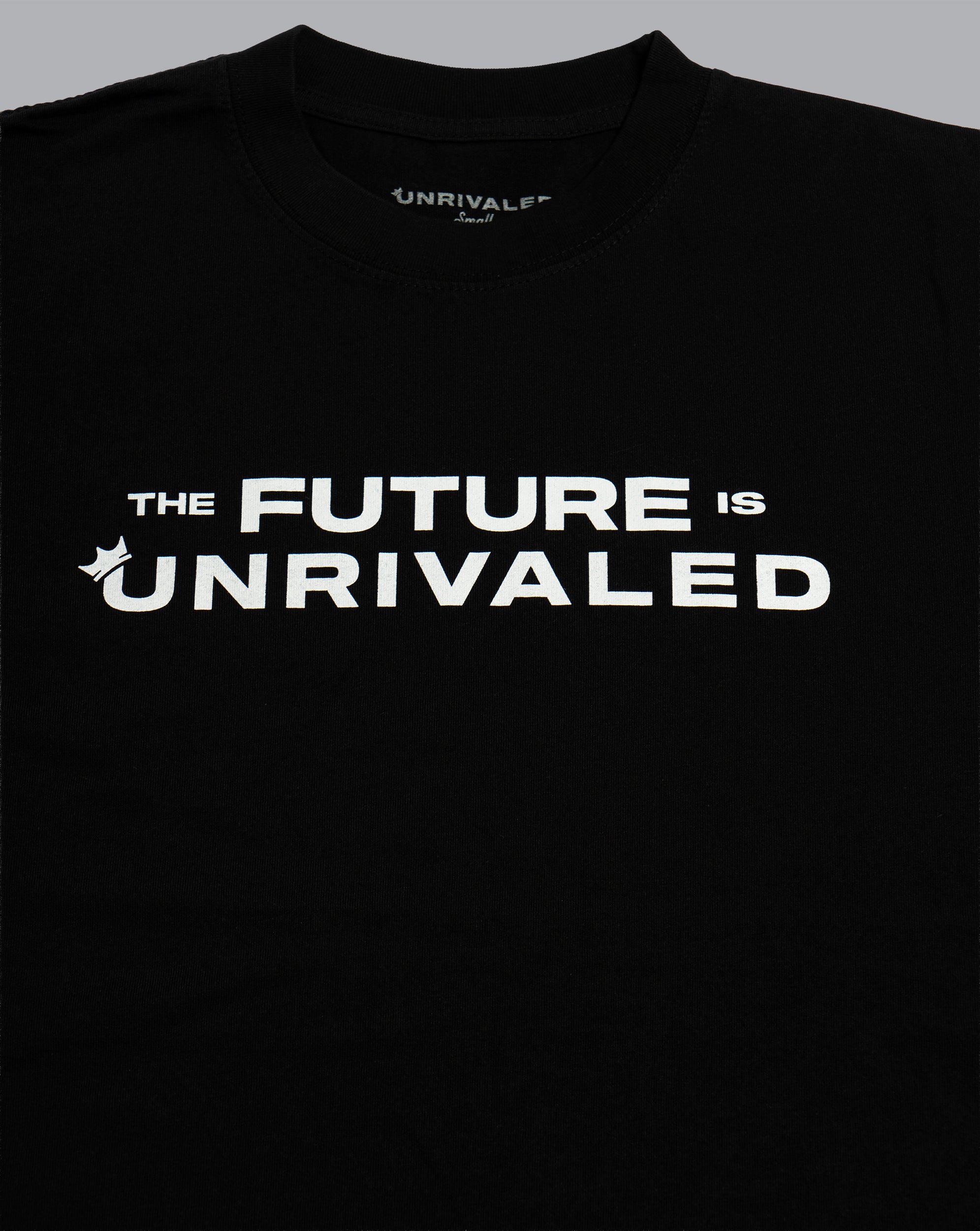 Basic Slogan Tee - Black – Unrivaled