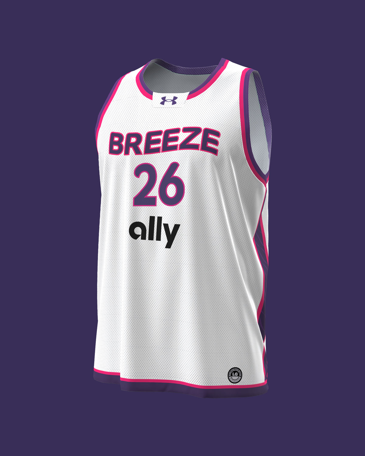 Breeze Basketball Club Under Armour Away Jersey