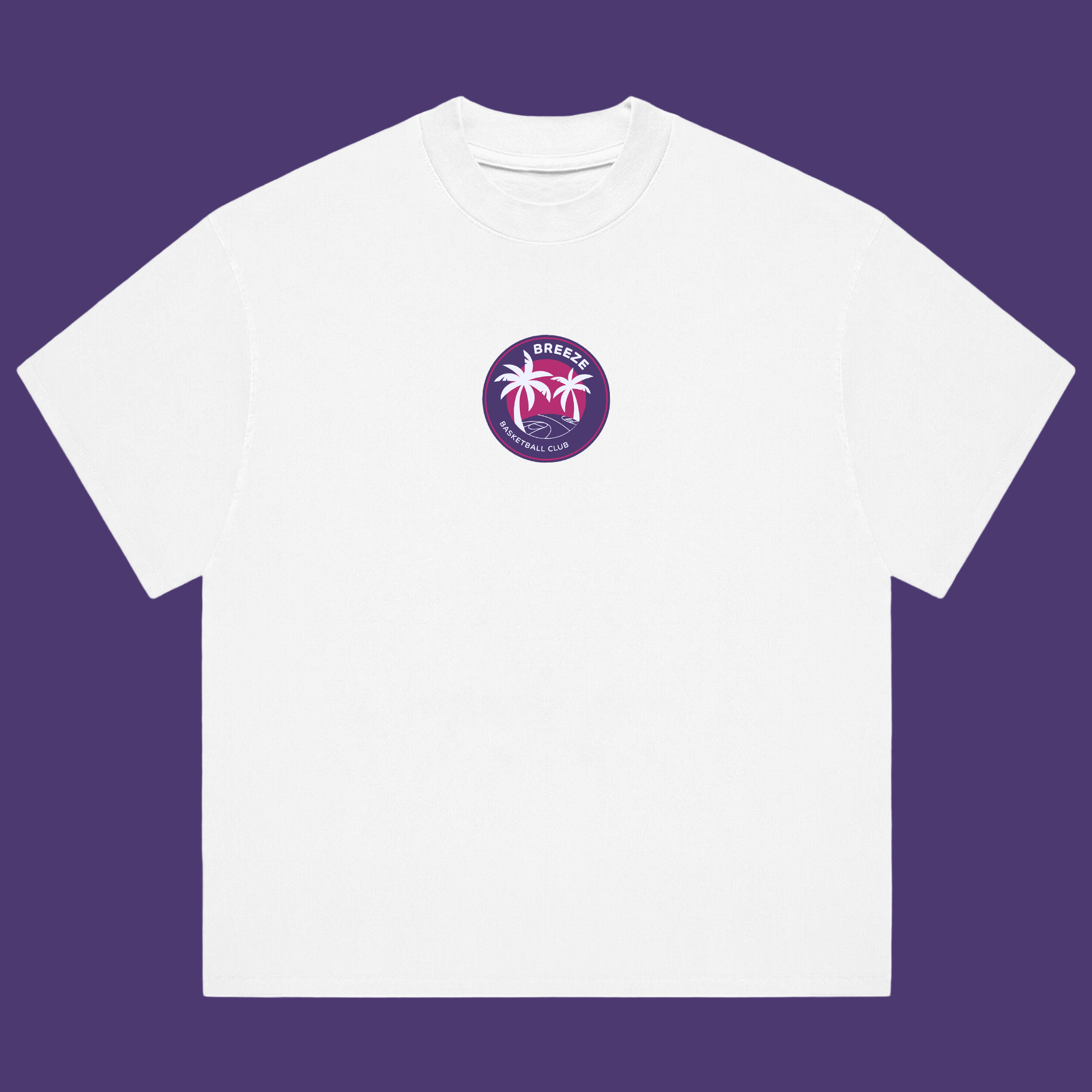 Breeze Basketball Club T-Shirt - White