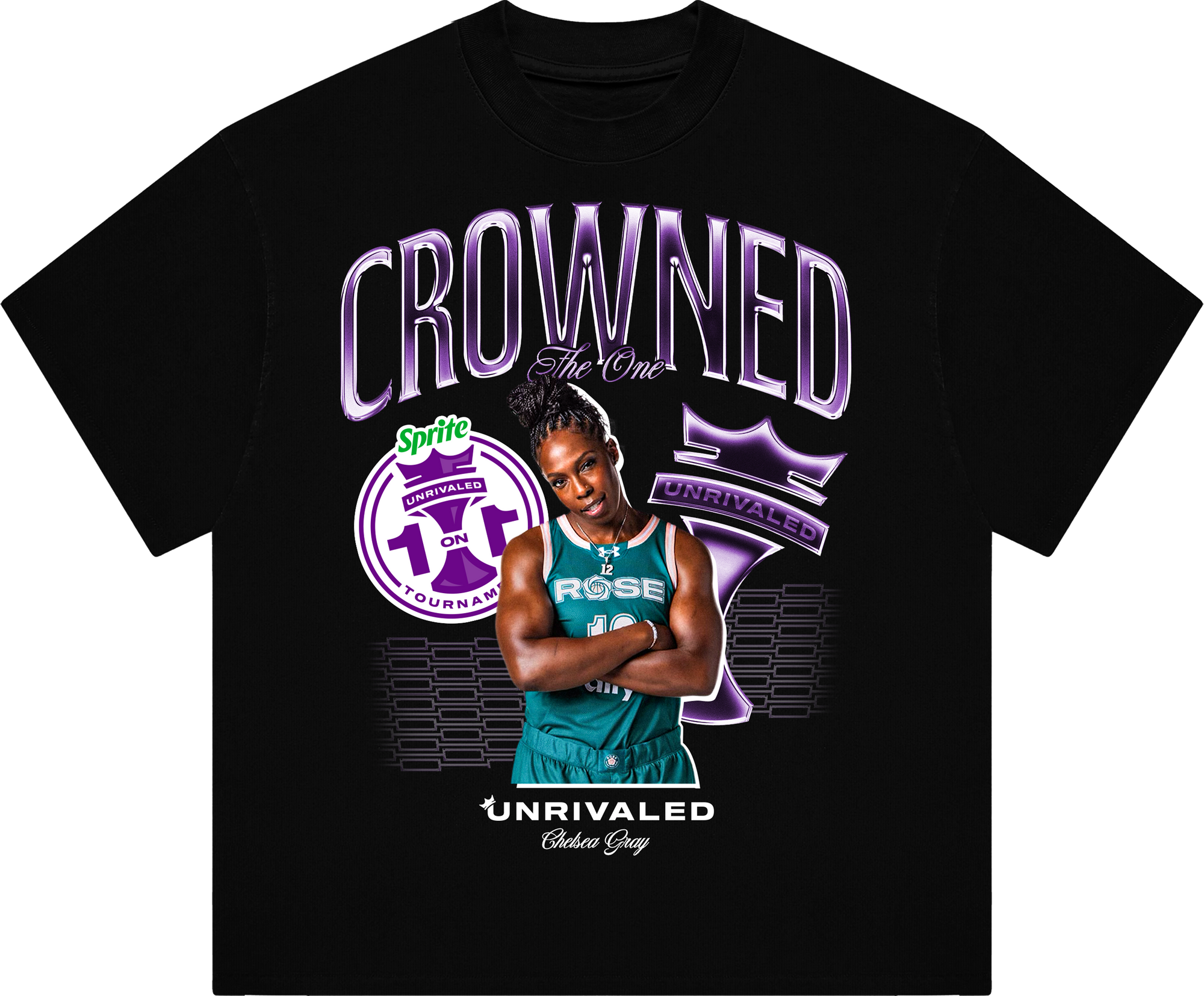 Chelsea Gray 1on1 Champion T-Shirt - Black