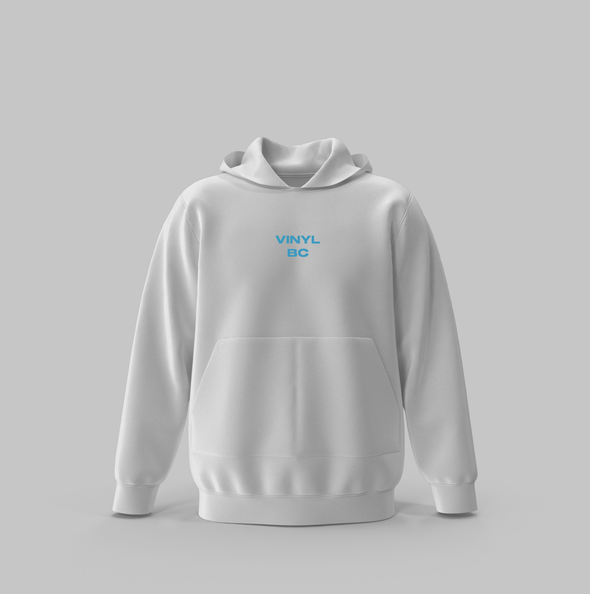 VINYL GRAPHIC WHITE HOODIE