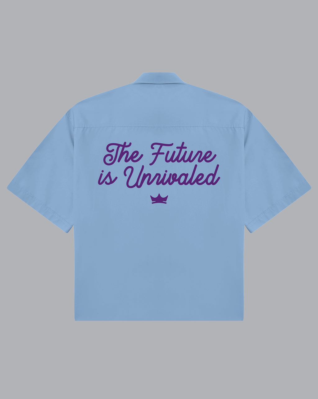 Raw-Edge Cropped Work Shirt