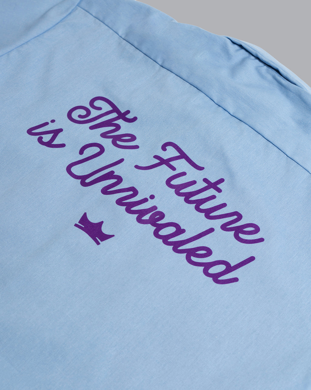 Raw-Edge Cropped Work Shirt