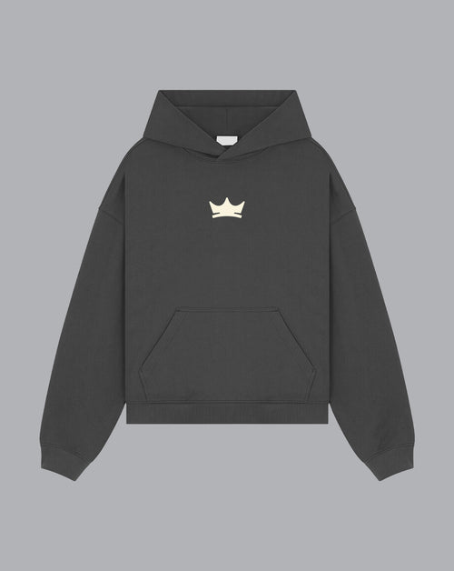 Heavyweight Crown Hoodie - Vintage Black