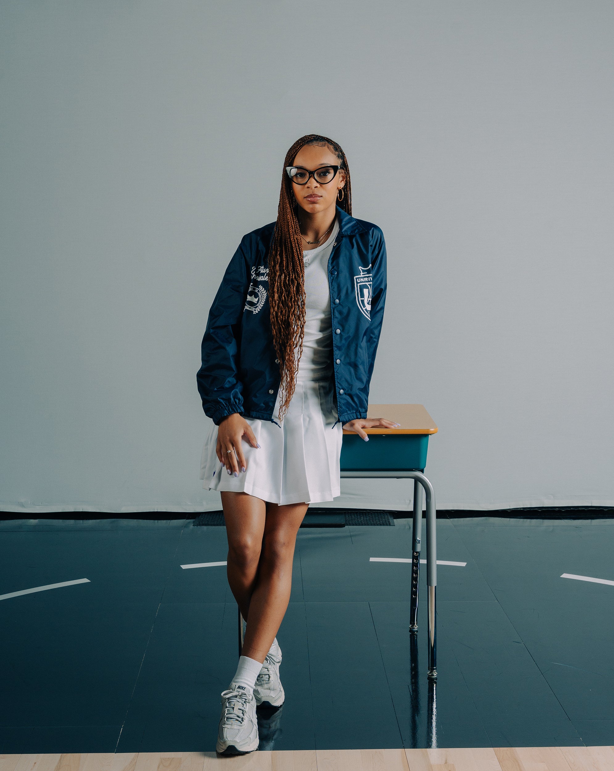 Embroidered Crown Skirt