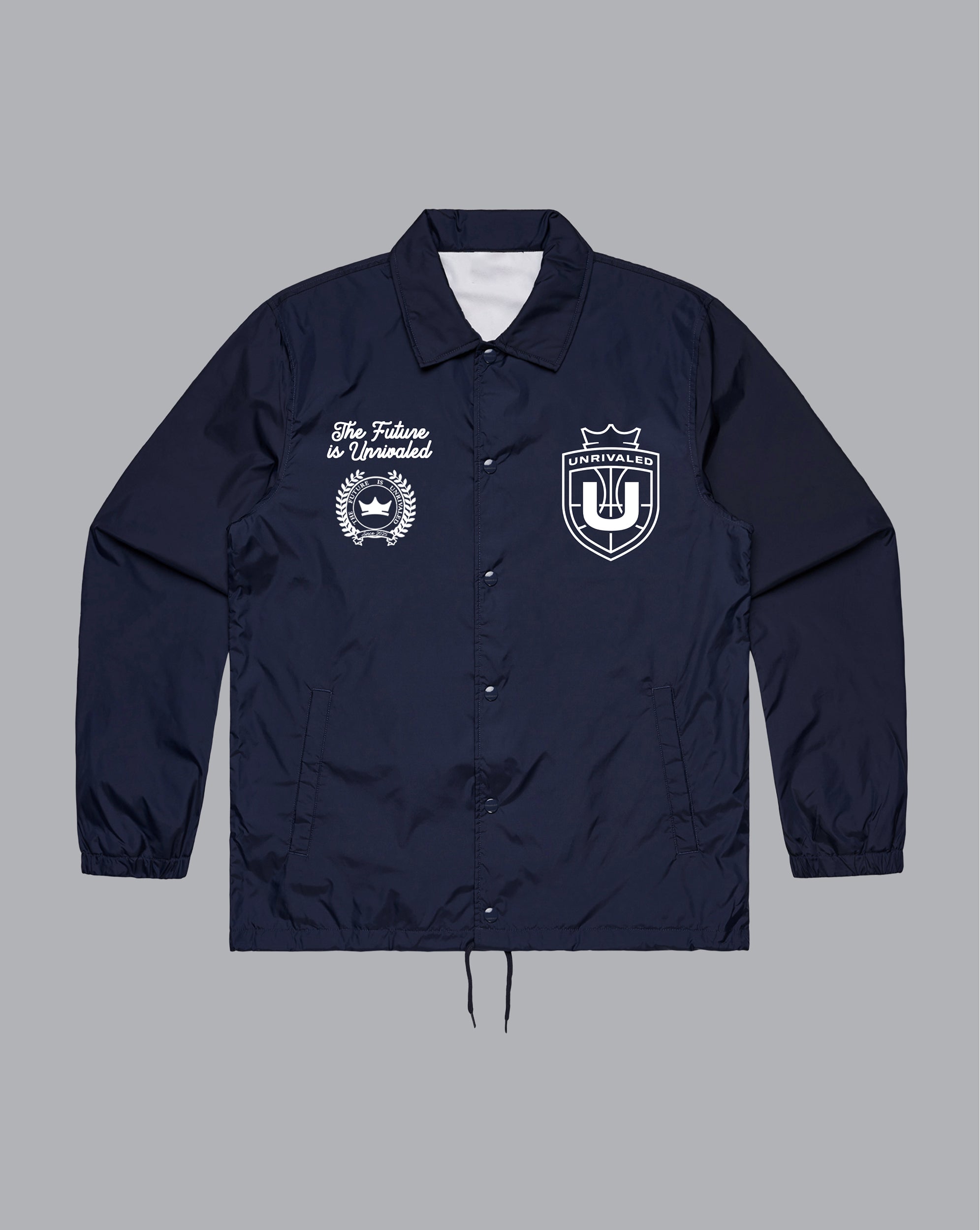 Nylon League Jacket - Navy – Unrivaled