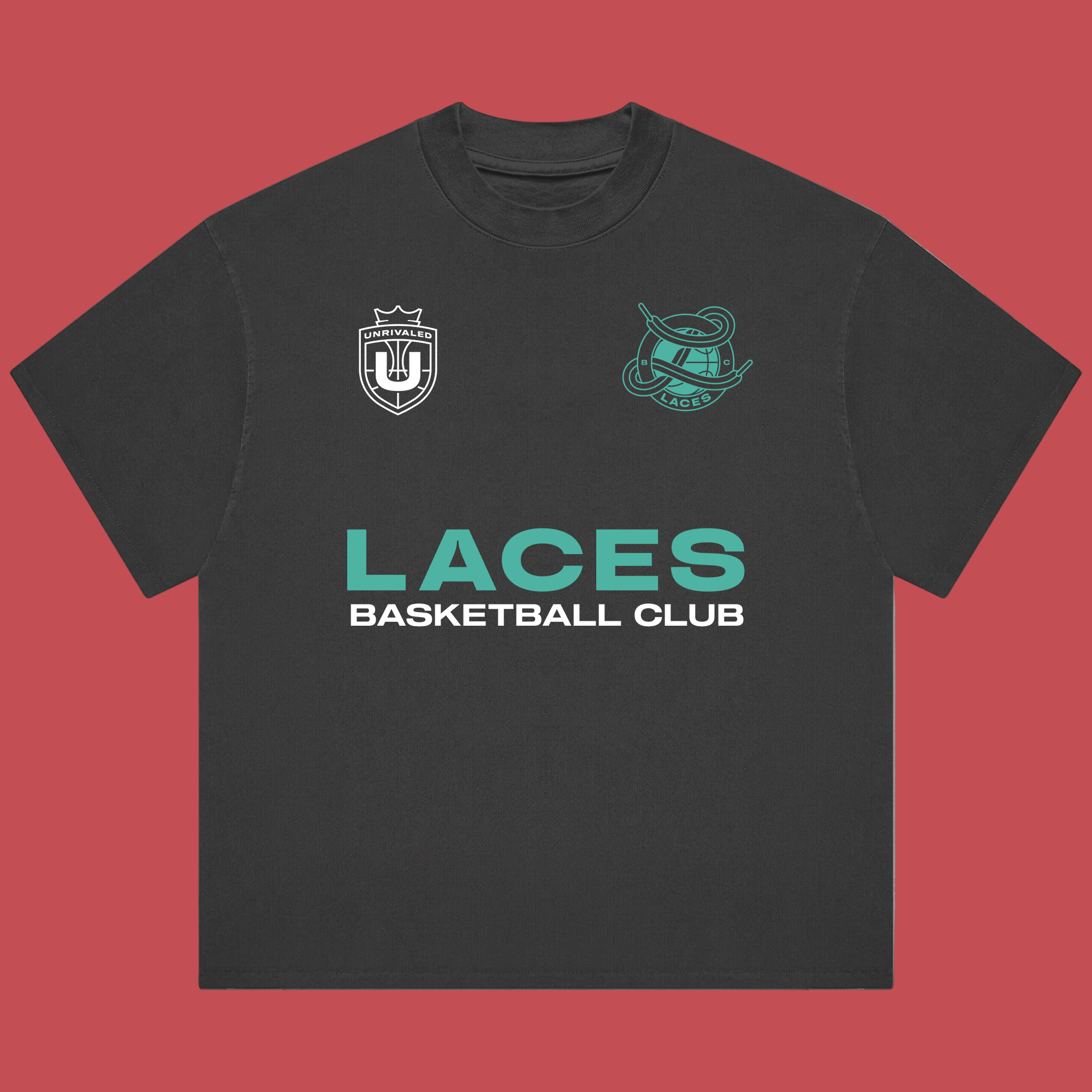 Laces Basketball Club T-Shirt - Vintage Black