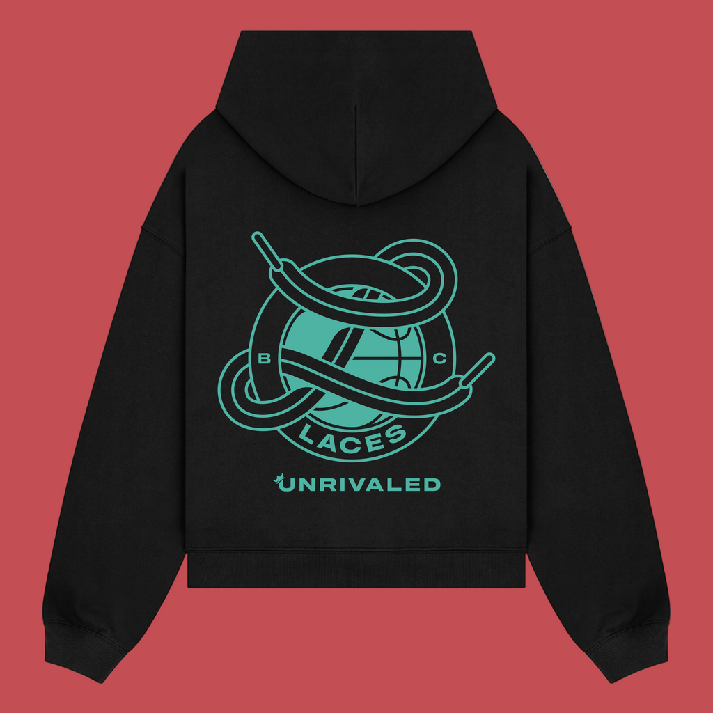 Laces Basketball Club Logo Hoodie - Black