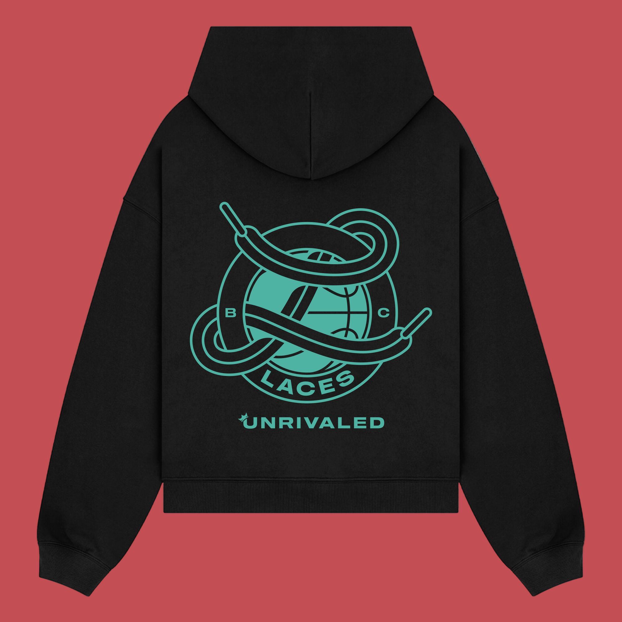Laces Basketball Club Logo Hoodie - Black