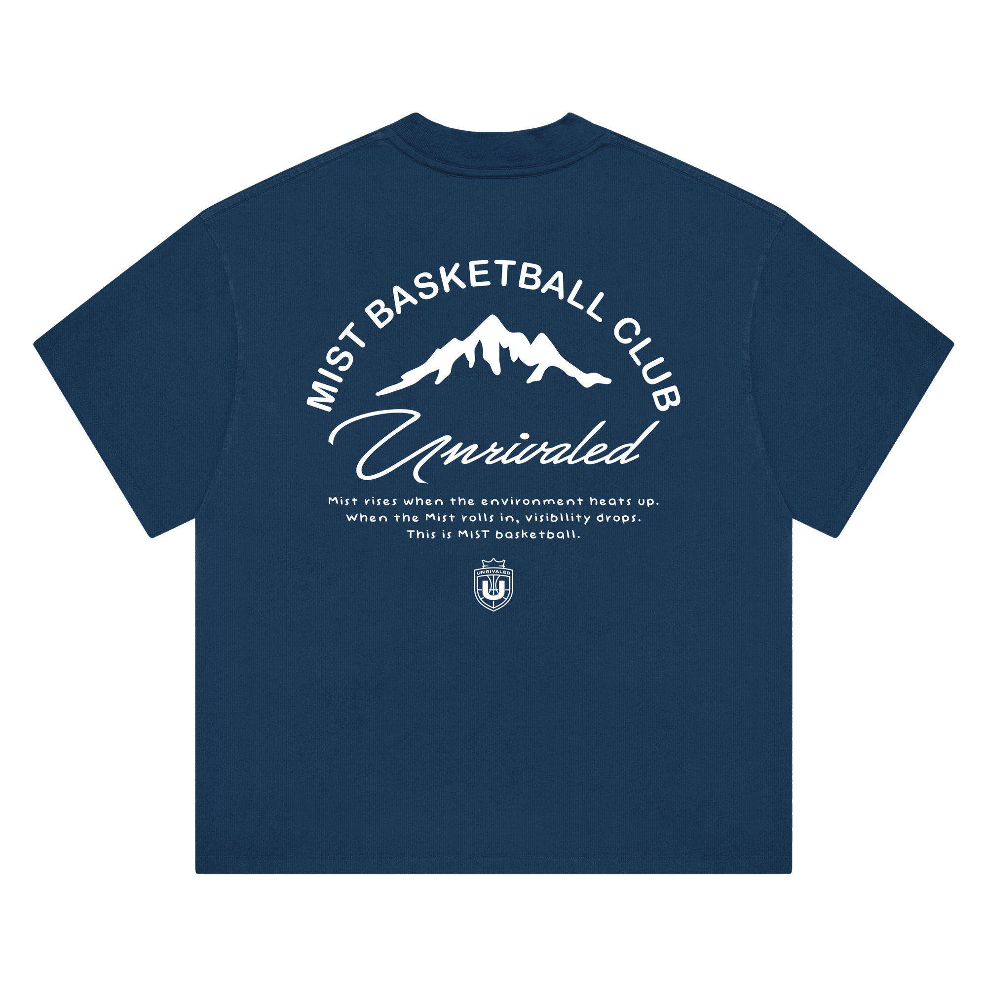 Mist Basketball Club T-Shirt - Misties Navy