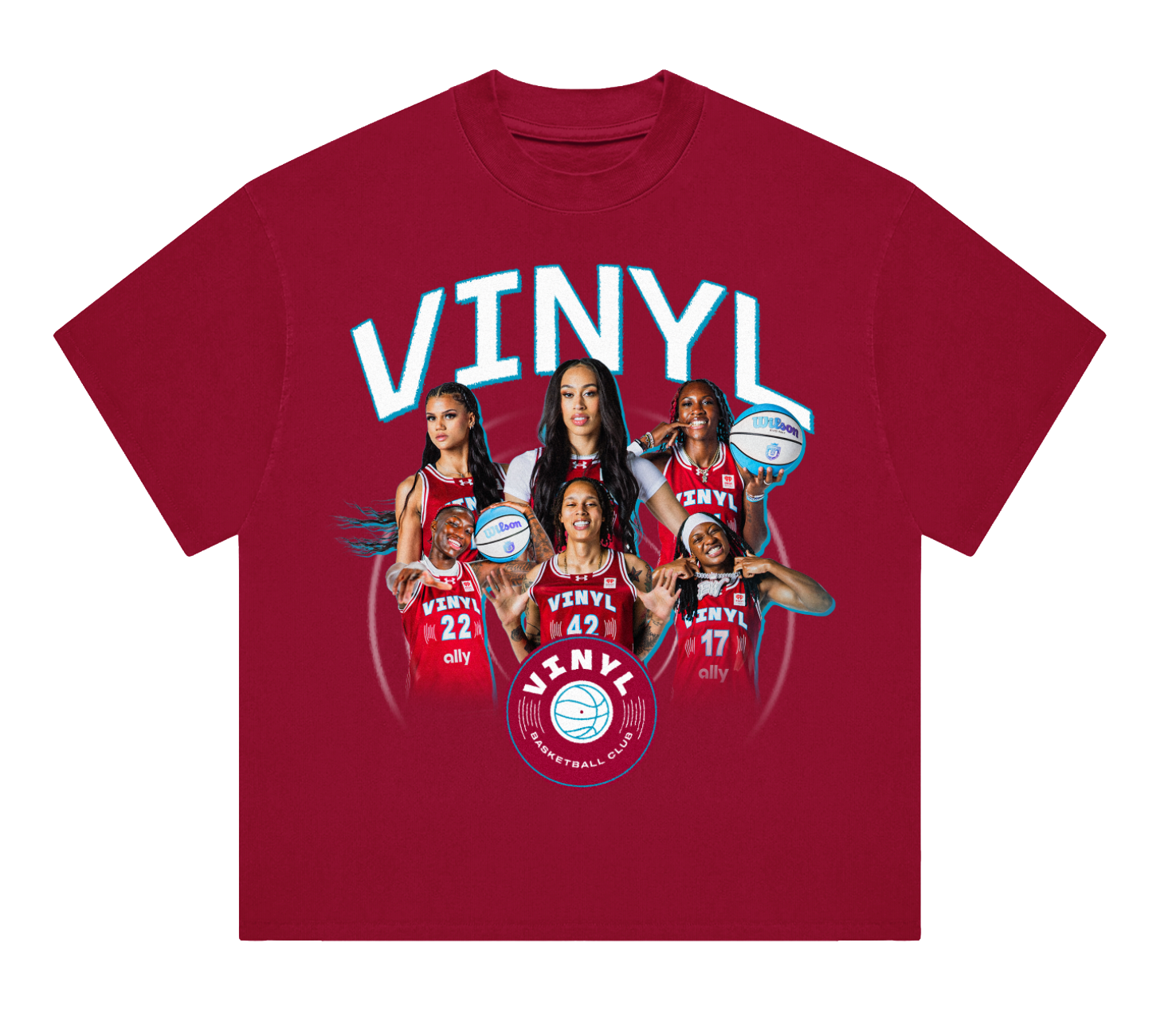 Vinyl Basketball Club Player T-Shirt