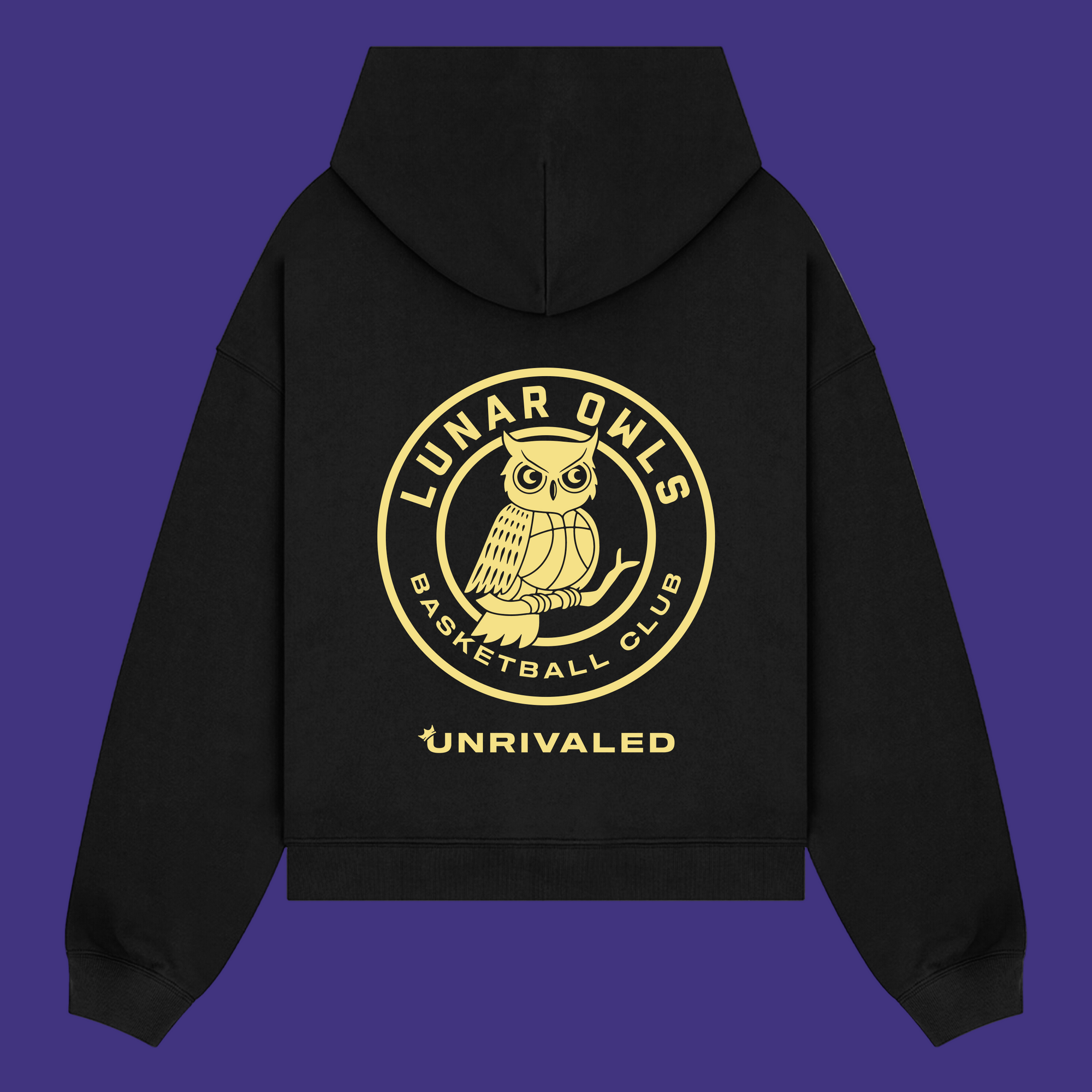 Lunar Owls Basketball Club Logo Hoodie - Black