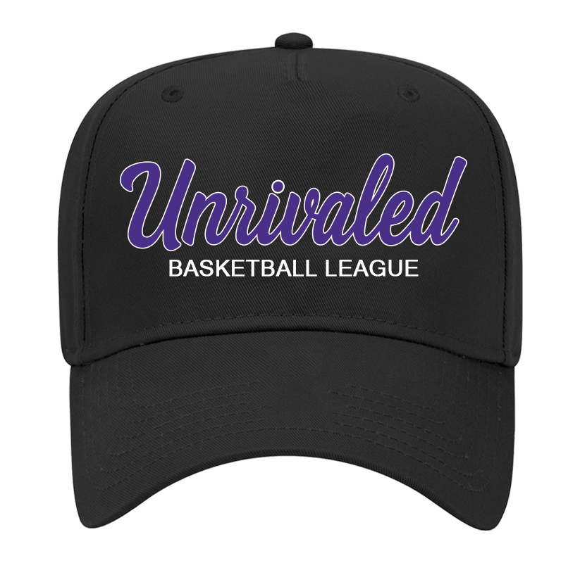 Unrivaled Black Purple Wordmark Hat
