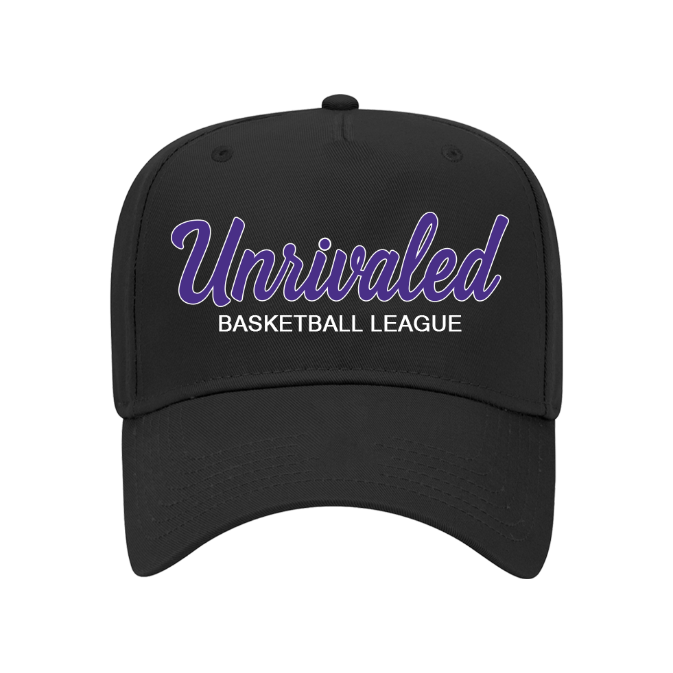 Unrivaled Black Purple Wordmark Hat