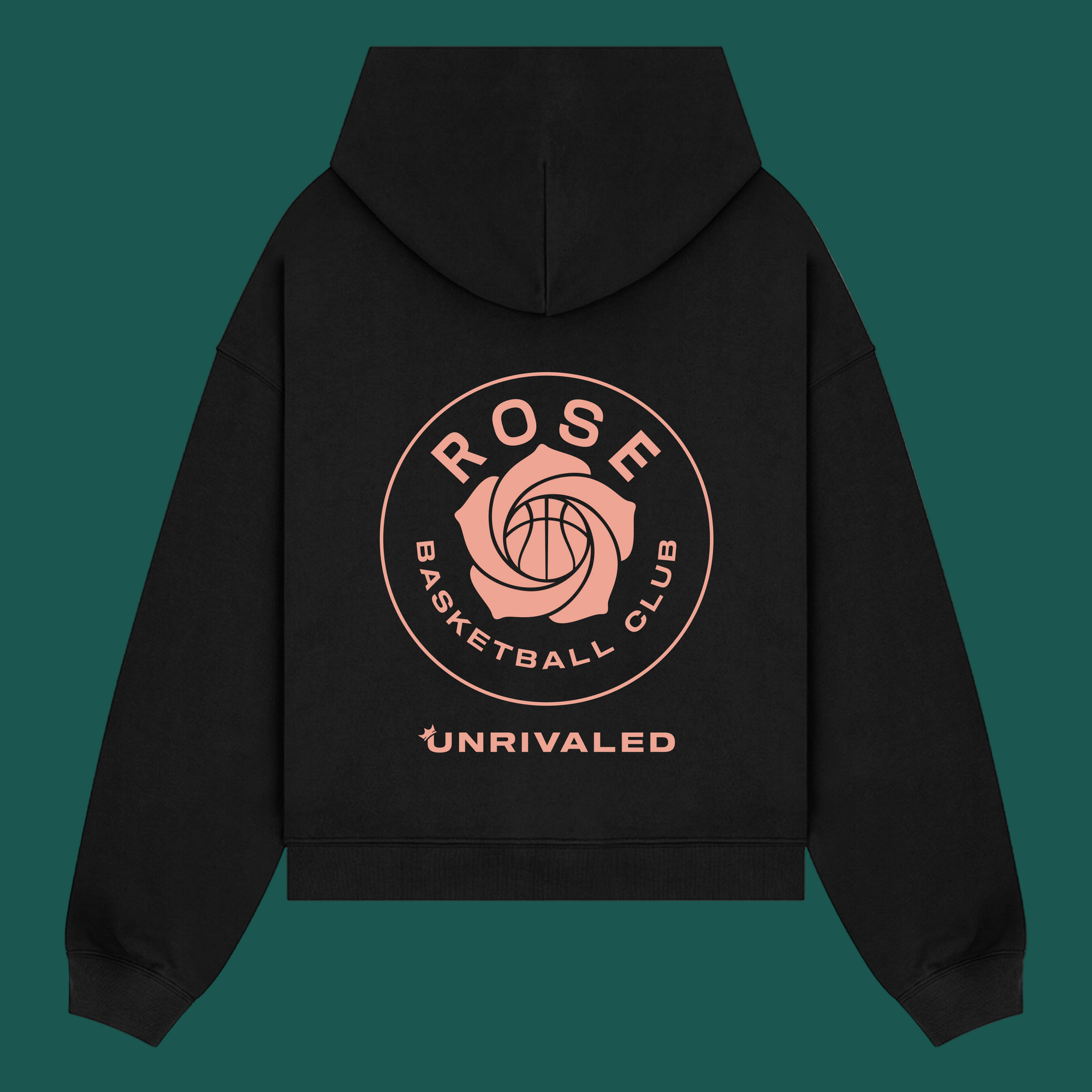 Rose Basketball Club Logo Hoodie - Black