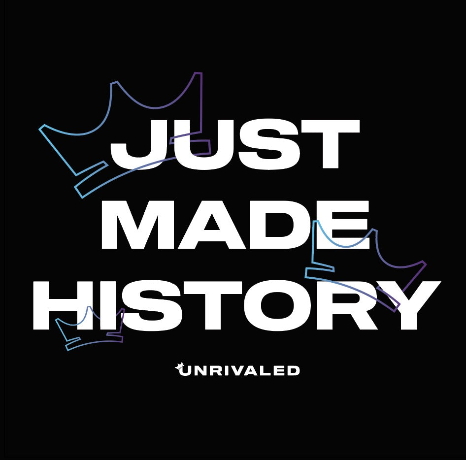 JUST MADE HISTORY BLACK HOODIE