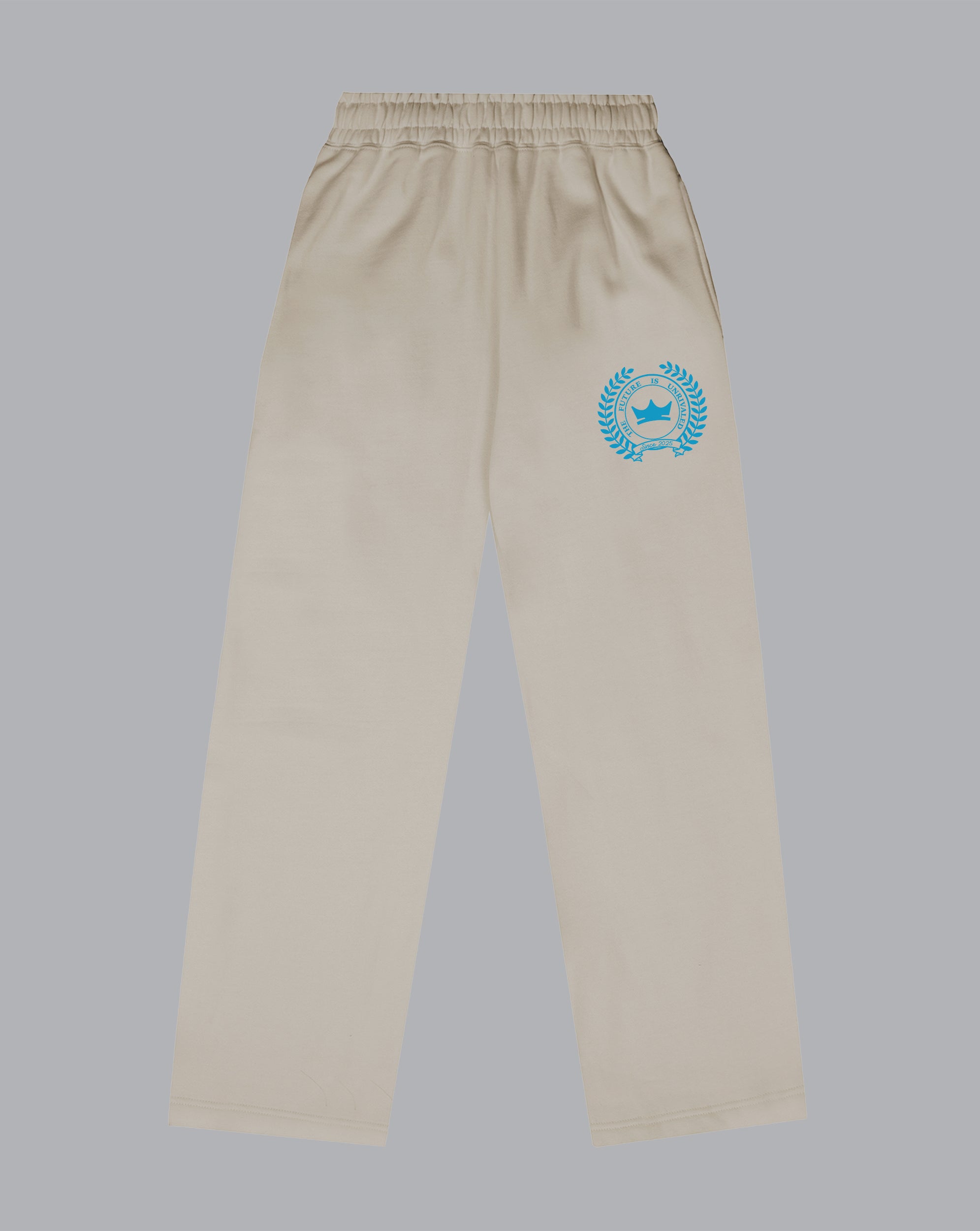 University Straight Leg Sweatpants - Tan