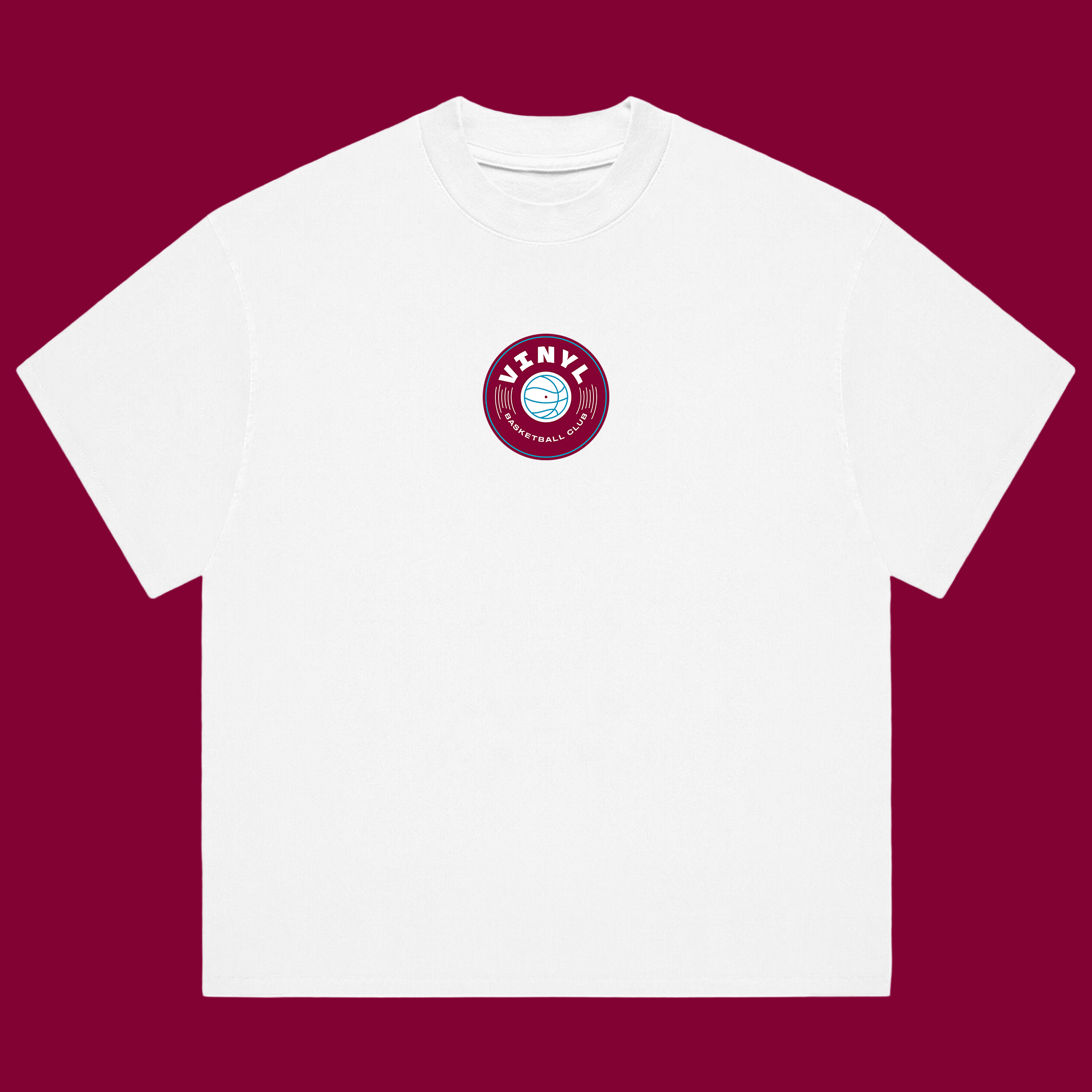 Vinyl Basketball Club T-Shirt - White