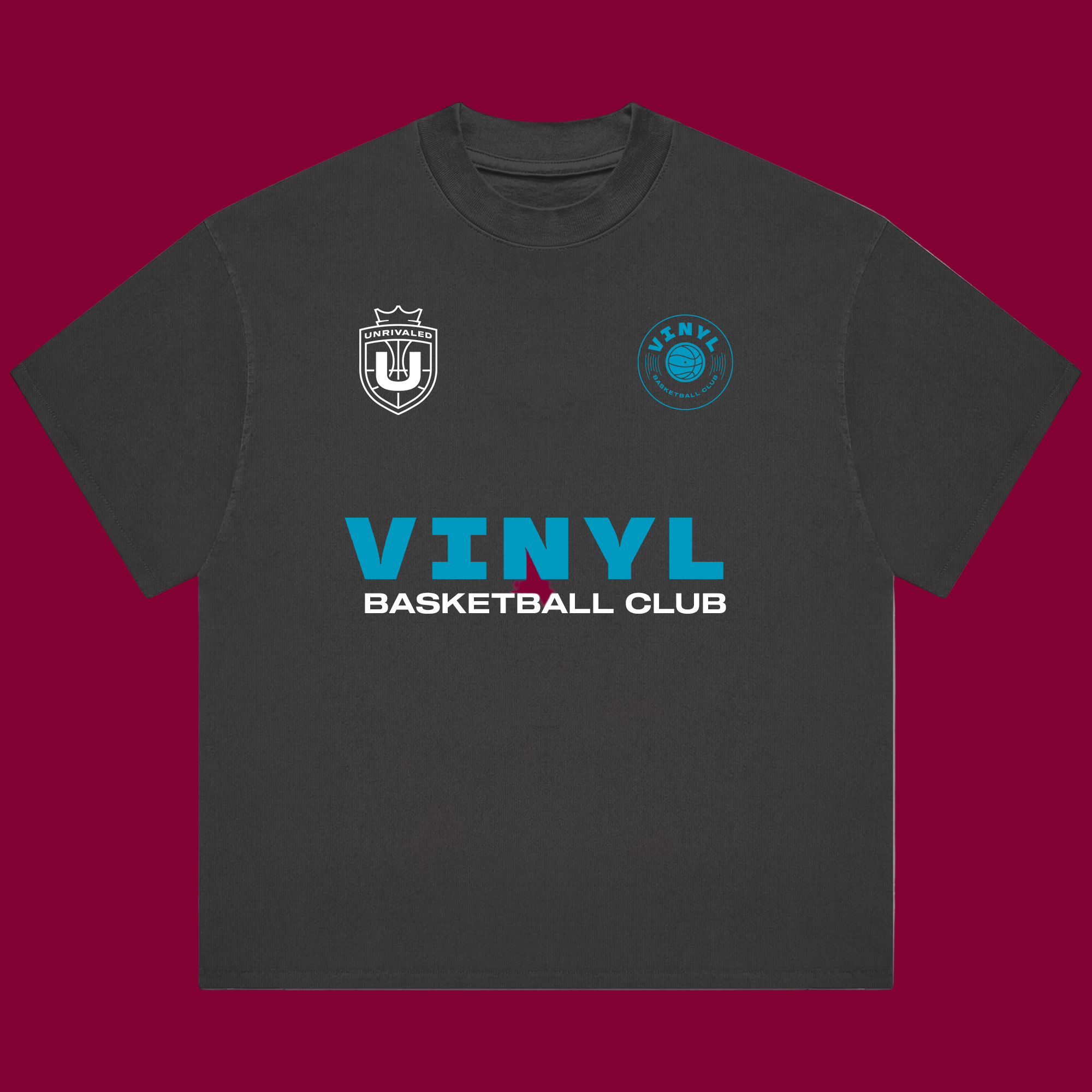 Vinyl Basketball Club T-Shirt - Vintage Black