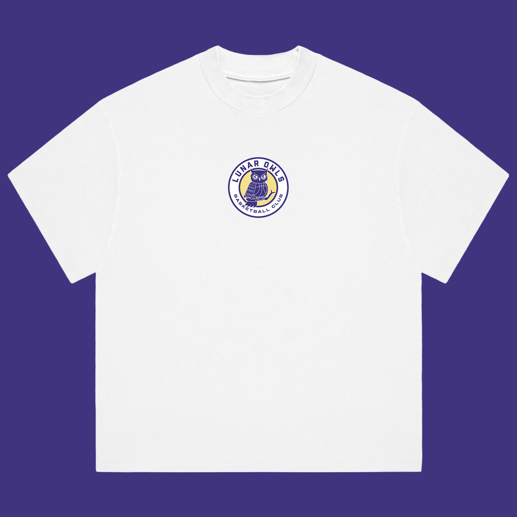 Lunar Owls Basketball Club T-Shirt - White